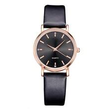 Relojes para mujer con correa de cuero, relojes de lujo de cuarzo, reloj pulsera casual para mujer