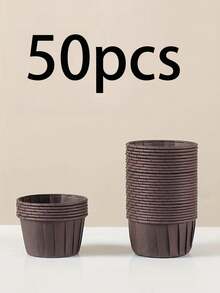 50 pièces Caissettes à Cupcakes, Variété de Styles, Résistantes à l'Huile et à la Chaleur, Conviennent pour les Fêtes d'Anniversaire, de Mariage et de Vacances, Essentiels de Cuisine