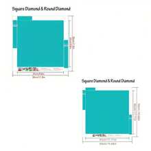 Diamond Painting Kit: Rose & Panda Theme Canvas. Round Diamond Sticker DIY Handcraft, Mosaic Painting, Suitable For Living Room, Bedroom And Office Wall Decor, Perfect Gift