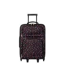 Softside Luggage Set With Wheels, 4 Piece Suitcase Set: 25 Inch Luggage, Carry On Suitcase, Tote Bag & Toiletry Kit