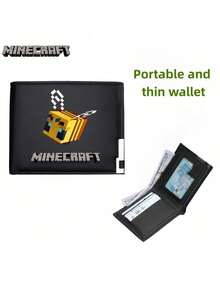 1pc Minecraft New Boy Wallet Junior High School Children's Adult Mc Peripheral Zipper Change Card Package PU Leather Cartoon Character Zipper Business Card Package Ladies Boy's Wallet Coin Wallet Credit Card Card Holder Boy's Wallet Ladies' Wallet Boy's Gift Wallet Mini Wallet Wallet Card Wallet.