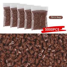 1000/2000/5000 hạt nhựa nhỏ 2.6mm, hạt ghép hình pixel, hạt sắt nung chảy, hạt trang trí DIY chất lượng cao, quà tặng thủ công. - Đậu - Xem 49