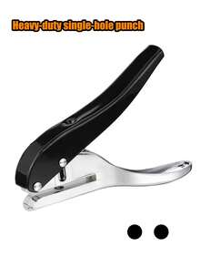 1-Piece Manual Oval Hole Punch For PVC Cards - Handheld Metal Badge Puncher With 15mm X 3mm Slot (No Burrs) - Professional Tool For ID Cards, Photo Badges & Scrapbooking - Office Supplies Essential, Event Staff Gear, Craft Workshop Tool, School Project Helper, Small Business Tag Maker