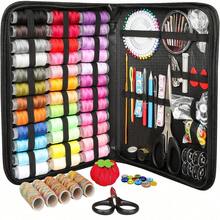 1 Set Portable Sewing Kit, Home Sewing Tools, Thread Box, Mending Needles, Sewing Accessories (Random Color)