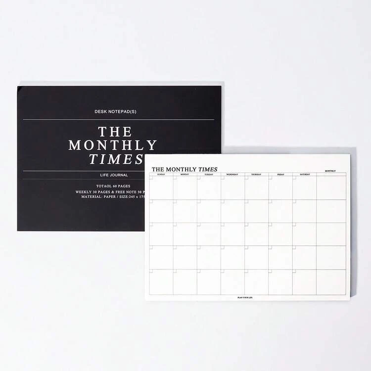 مخطط شهري 2025، دفتر جدول يومي للانضباط الذاتي، خطة تعلم، إدارة الوقت، قائمة مراجعة، مناسب للطلاب، موظفي المكاتب، المتقدمين للامتحانات، المهنيين الشباب، المستقلين. قابل للاستخدام في الحرم الجامعي، المكتب، الدراسة، المنزل، المقهى - دفتر مخطط قابل للتمزيق - مشاهدة 9