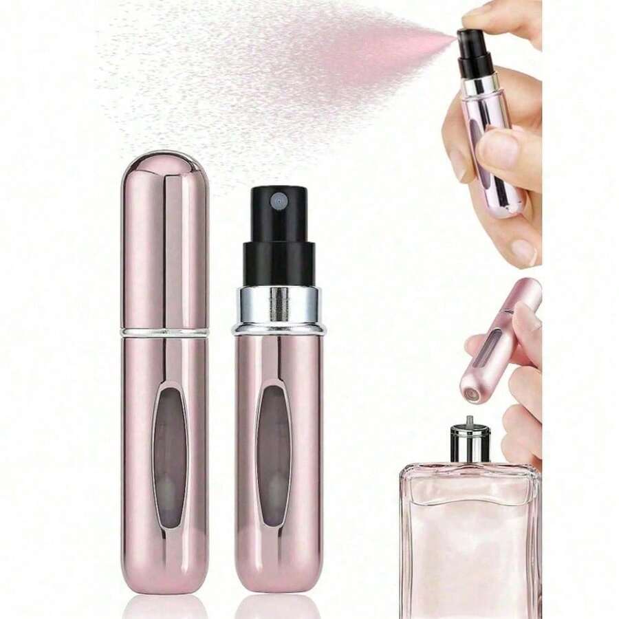 1pcs 5ml Refillable Perfume Bottles, Valentine's Day Gift, Refillable Travel Perfume Bottles, Mini Perfume Bottles, Refillable Perfume Spray Bottles, Travel Essential, Multiple Colors, Spray Bottles Mini Portable Empty Liquid Containers Travel, Beach, Summer, Back To School Travel - Nhiều màu - Xem 1