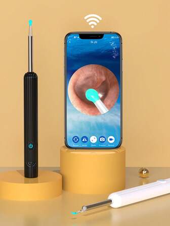 Upgrade Your Ear Care Routine With This 1080P HD Camera Ear Cleaner Kit - 7 PCS Ear Set & 6 Lights Wireless Otoscope Compatible With Iphone, IPad & Android