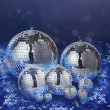 1Pc Halloween Holiday Decor Ball Disco Mirror Ball Multi-Size Cool And Fun Silver Hanging Party Disco Ball - Large Party Decoration Party Design Mirror Ball Hanging Disco Lighting Ball Suitable For DJ Clubs, Stage Bars, Parties, Weddings, Holiday Decorations Disco Ball