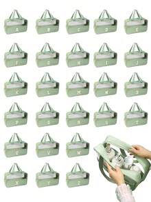 1个大容量旅行化妆包，手持化妆品收纳包，便携式洗漱包，化妆刷收纳袋，护肤品收纳袋，手提包，防水浴室洗漱包，适用于口红、化妆刷、眼影、镜子、眼线笔、唇彩、护肤品、牙刷、牙刷杯、香皂、洗发水、梳子、手表、手机、项链、珠宝、数码产品等，可收纳各种物品，是圣诞礼物、送给她的礼物、新年礼物的理想之选，男女皆宜的旅行浴室洗漱包。 - 綠色 - 查看 5