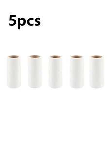 1 Set Mini Rodillo de Pelusa Reutilizable Kit de Viaje, Quitapelusas Portátil para Pelo de Mascotas, Cepillo de Pelusa Adhesivo