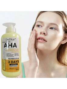 500ml AHA Body Lotion, , Moisturizing And Hydrating ,No Greasy, Help The Skin Become Smooth, Tender And Not Dry, And Nourish The Skin,Brightens Skin Tone, Evens Out Skin, Reduces Dullness, Light Texture, Easily Absorbed, Suitable For Daily Use. - Multicolor - View 2