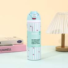 Insulated Stainless Steel Water Bottle With Straw, Sports Water Bottle, Great For Travel, 24oz/32oz - Nhiều màu - Xem 30
