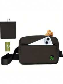 Large Capacity Dog Treat Pouch With Removable Treat Bag - Washable, Leak-Proof Design For Pet Training & Walks, Includes Poop Bag Dispenser & Reusable Dog Poop Clips, Dog Treat Pouches Gym Bag Belt Bag - Multicolor - View 14