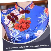 5 Pairs Of Vintage Nylon Knot Buttons - Colorful Chinese Style Quick Buttons, Suitable For Long Shirts, Coats, And DIY Sewing Projects, Sewing Accessories| Decorative Closure| Durable Clasp, Snap Closure - màu đen - Xem 10