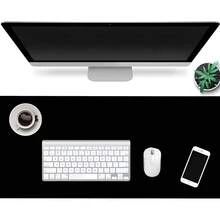 Retoo Alfombrilla de ratón para juegos x 50, antideslizante, alfombrilla de escritorio, tamaño, mejora la precisión y la velocidad XXL, color negro, superficie especial, alfombrilla - 1 - Ver 11