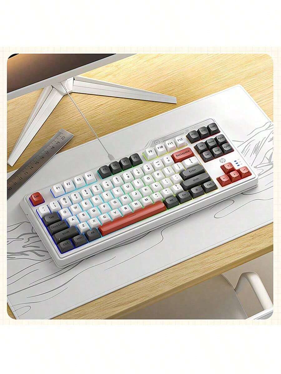 MOFII Set Tastiera E Mouse Wireless Color Crema: Design Retrò A Tasti Rotondi, Plug And Play 2.4G, Per PC E Laptop - 4