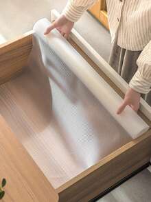 1/2 pièces Doublures de tiroir en plastique EVA antidérapantes, tapis de plan de travail de cuisine et de réfrigérateur imperméables, revêtement de tablette facile à nettoyer pour les armoires, les tiroirs, les réfrigérateurs, les éviers