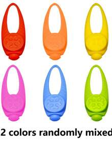 Liontin Kalung Anjing Peliharaan LED 3 Inci, Bahan Silikon, Lampu Peringatan Berkedip, Dekorasi Natal, Cocok untuk Anjing, Kucing, Sangkar Burung, Dekorasi Liburan - MultiWarna - View 14