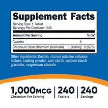 Nutricost Chromium 1000mcg, 240 Tablets - Gluten Free, Non-GMO | Chromium Supplement, Mineral Support, Non-GMO, Gluten Free, Nutricost, Premium Quality - Khác - Xem 2