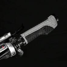 1 Pair Bicycle Handlebar Gloves – Lock System Anti-Slip Covers, Ergonomic Grip Reduces Hand Fatigue, Suitable For Mountain & Road Bikes