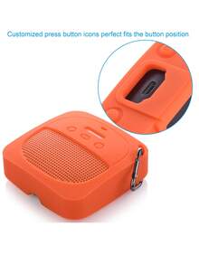 Silicone Case For SoundLink Micro Speaker, Portable Protective Cover With Strap, Silicone Protection, Soft Touch, Waterproof And Dustproof