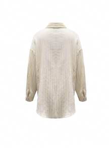 Áo cánh thời trang nữ thường ngày, phù hợp cho mùa thu, xuân và đông - Màu be - Xem 5