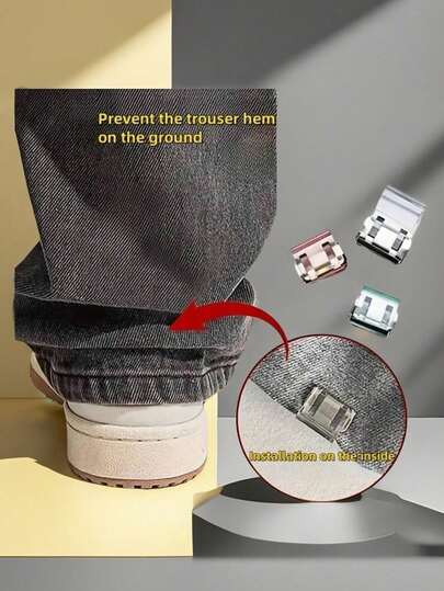 New Invisible Seamless Leg Clip, 10 Pieces In Various Colors To Choose From, Embedded Leg Fixing Clip, Women's Easy To Drag Solution, Suitable For Jeans, Casual Pants, Travel Essentials And Home Decoration, Large White Buttons, Pants, Sewing Accessories And Supplies, Sewing, Waistband, Exquisite Buttons, Clothes Clip, Pants Button, Clothes Button, Christmas, Christmas Decoration, Fancy Buttons, Button Sewing, Sewing Accessories