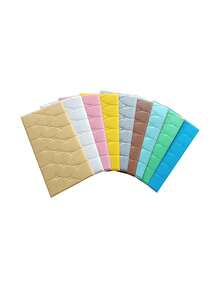 1pc/5pcs 27.6"X13.8" 3D Embossed XPE Foam Wallpaper, Faux Leather Texture, Soft & Textured, Self-Adhesive Foam Wall Sticker, Reusable, Cuttable, Home Decor Background, Soundproof Thick Wall Decor, Waterproof, Moisture-Proof, Dust-Proof, Anti-Collision Sticker - Multicolor - View 8