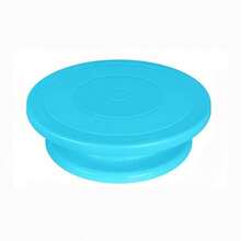 1 个 11 英寸旋转转盘，轻型旋转绘画转盘，适用于绘画、创意艺术、蛋糕装饰、插花、模型制作和其他 DIY 项目，有多种颜色可供选择 - 彩色 - 查看 18