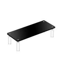 1 kệ đựng đồ trang điểm bằng acrylic, kệ đựng mỹ phẩm nhiều tầng đựng nước hoa, mỹ phẩm chăm sóc da, trưng bày đồ trang điểm, kệ bậc thang chắc chắn được gia cố cho phòng khách, phòng tắm, phòng ngủ, đồ trang trí nhà cửa - màu đen - Xem 5