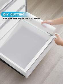 1/2 pièces Doublures de tiroir en plastique EVA antidérapantes, tapis de plan de travail de cuisine et de réfrigérateur imperméables, revêtement de tablette facile à nettoyer pour les armoires, les tiroirs, les réfrigérateurs, les éviers