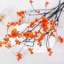 3 Pieces, Artificial Banyan Leaves, Long Stems - Great For Flower Arranging, Home Office - Can Be Used As Vase Fillers And Bouquets - Perfect Home Decor, Office Decor, Mother's Day Gift, Valentine's Day, Easter Gift Decoration, Various Table Decorations