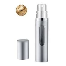 1pc Redesigned Perfume Spray Bottle, Portable Perfume Refillable Atomizer, Bottom Fill Mini Spray Travel Perfume Bottle, Pump Fills Directly From The Bottom Without Removing The Cap, 100% Pure Glass Inner Bottle, With A Visible Window So You Can Easily Know How Much Perfume Is Left, Available In 5ml / 8ml /10ml