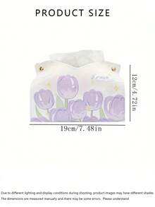 1 pièce Boîte de rangement pour mouchoirs avec motif floral, support de serviettes de table à manger, porte-serviettes créatif, boîte de rangement pour mouchoirs pour table de salle de bain, de chambre à coucher et de coiffeuse, décoration d'intérieur, accessoires de salle de bain, articles pour la maison, table, décoration d'intérieur, organisation et rangement de la maison, pour la cuisine, la chambre, le salon et la salle à manger, accessoires décoratifs pour la maison, boîte décorative, cadeau de mariage pour femme, indispensable pour les voyages, les vacances et les festivals d'été