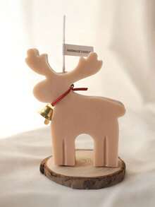 1 pièce Bougie parfumée au cerf de Noël, bougie pour ambiance de fête de Noël, décoration de bureau, décoration de sapin de Noël, décoration d'ambiance de fête de Noël, décorations de Noël, cadeau de Noël, décoration de Noël, décoration de chambre, décoration de maison, cadeaux de Noël, bougies de Noël, parfum de Noël