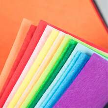 5/10 件彩色无纺布手工 DIY 幼儿园手工布剪纸布编织布彩色毛毡 22 片混色涤纶毛毡用于工艺品