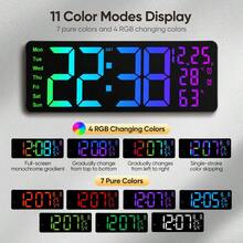 Large Digital Wall Clock - Multicolor - View 4