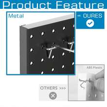 278PCS Pegboard Accessory Organizer Kit Pegboard Hook Kit With Storage Case For Organizing Various Tools, 1/8" 1/4" Pegboard Hook Assortment, Ideal For Hanging Storage, Garage Wall Accessories/ Easily Tidy Up Garage Walls - Multicolor - View 4