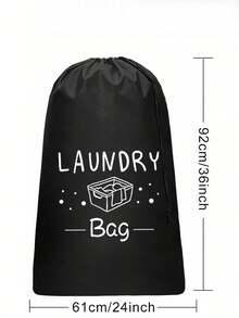 Extra Large Multifunctional Travel Laundry Bag With Drawstring, Durable Dirty Clothes Storage Bag, Laundry/Storage/Shopping/Moving Storage Bag, Easy To Install Laundry Basket, Travel Essential, Multiple Colors Available, Clear Patterns, Drawstring Closure, Tear-Resistant High-Quality Polyester, Foldable, Suitable For Travel, Dormitory, Cruise, Storage, Laundry Bag, Storage Bag - Optional - View 12
