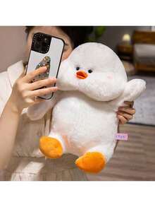 1pc Cute Plush Doll Doll, Rabbit, Duck, Slouchy Bear, Husky, Or Capybara Stuffed Animal, Home Decor Pillows & Companion - Multicolor - View 18