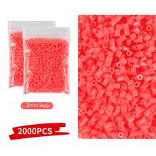 1000/2000/5000 hạt nhựa nhỏ 2.6mm, hạt ghép hình pixel, hạt sắt nung chảy, hạt trang trí DIY chất lượng cao, quà tặng thủ công. - Đậu - Xem 25