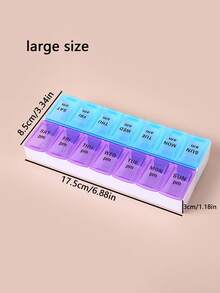 3-Layer Portable Pill Case, Reusable, Moisture-Proof, Lightweight & Convenient, Multiple Colors Available, Ideal For Travelers And Elderly, Convenient For Daily Carry, Can Store Vitamins, Medicines And Nutritional Supplements, Essential For Home, Outdoor And Back To School - Colorful - View 8