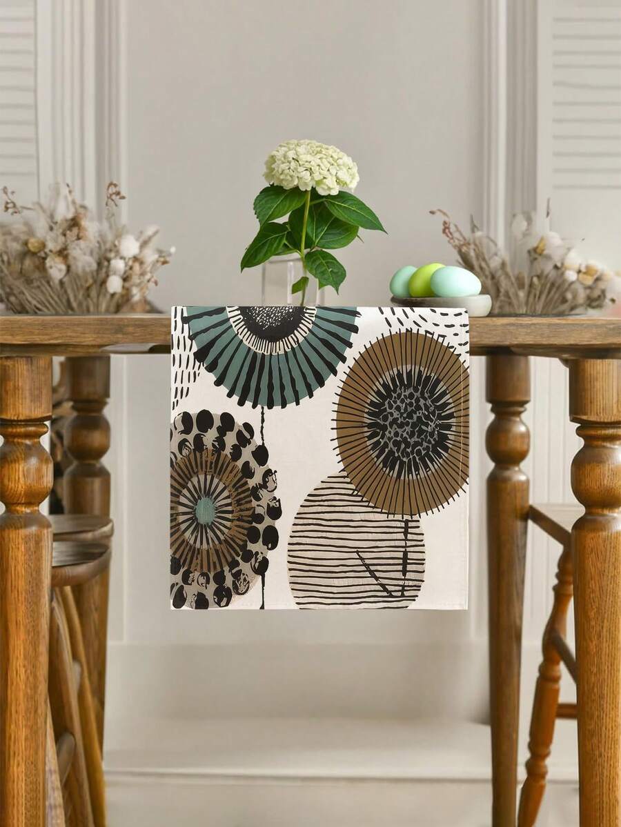 1pc Bohemian Style, Multi-Size Options, Table Runner, Table Decoration, Tablecloth, Home Decor, Dining Table Decor, Fireplace Mantel Scarf, Glass Door & Window Valance, Entryway Decor