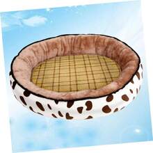 Cama para Gato y Perro Colchn para Mascotas de Verano Diseo de Vaca S para Perros Pequeos y Gatos de Limpiar y Porttil - Blanco - Ver 7