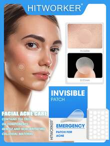 180/216/540/720/1080PCS Acne Patches, 180/216/540/720/1080PCS Day And Night Spot Patches, Gentle And Non-Irritating - Waterproof & Breathable, Concealer Acne Patches & Covering Acne And Blemishes, Face And Skin Care Acne Patches - Invisible, Ultra-Thin Must-Have - Baby Blue - View 1
