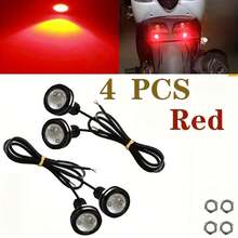 4 件装 18 毫米 LED 汽车鹰眼灯 12V 专用照明灯具适用于所有类型的车辆 - 4pcs - 查看 13