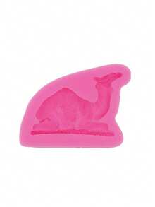 1 peça de molde de silicone líquido rosa, molde de gesso difusor de carro de camelo do deserto, adequado para fazer adesivos decorativos, ímãs de geladeira, artesanato faça você mesmo, moldes de argila macia - Rosa - Ver 15