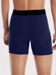 3 pares de calzoncillos tipo bóxer largos y cómodos para hombres, transpirables