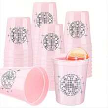 [12pcs] Single Party Plastic Disco Cup, Reusable Party Drinking Cup - Disco Party Cup - View 6
