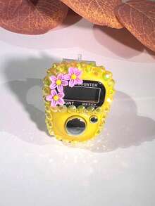 New Rhinestone Decorated Digital Counter, Electronic Counter For Middle East & Arabic, Convenient Display Ring Counter For Stress Relief, Suitable For Prayer Counting, Activity Tracking, Holiday Gifts